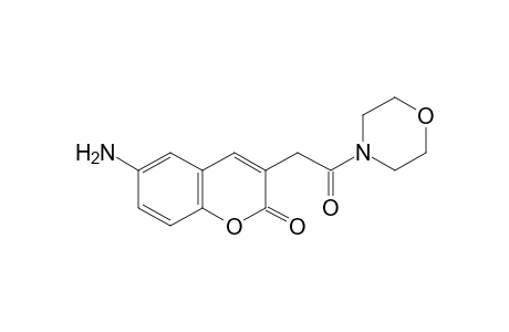 6-AMINO-3-[(MORPHOLINOCARBONYL)METHYL]COUMARIN