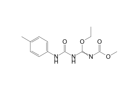 2-Ethyl-3-methoxycarbonyl-1-(p-tolylcarbamoyl)isourea