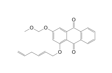 3-(methoxymethoxy)-1-(2,5-hexadien-1-yloxy)anthraquinone