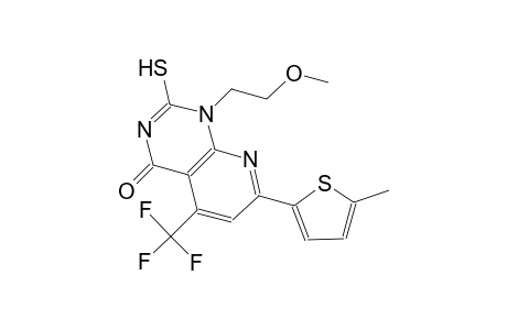 pyrido[2,3-d]pyrimidin-4(1H)-one, 2-mercapto-1-(2-methoxyethyl)-7-(5-methyl-2-thienyl)-5-(trifluoromethyl)-
