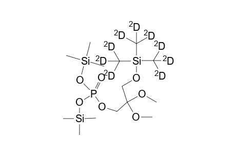 Dihydroxyacetone-phosphate dimethylketal bis(trimethylsilyl) ester trimethylsilyl-D9 ether