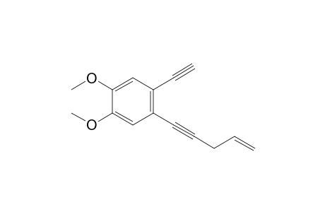 1-Ethynyl-4,5-dimethoxy-2-(pent-4-en-1-ynyl)benzene