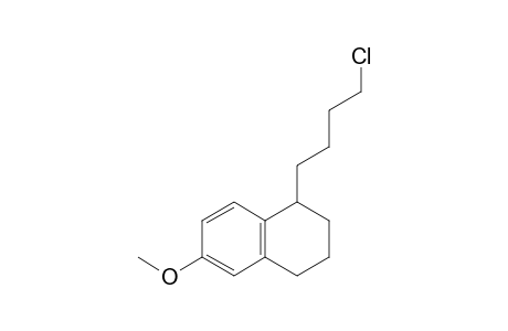 1-(4-chloranylbutyl)-6-methoxy-1,2,3,4-tetrahydronaphthalene