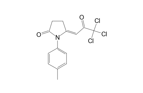 1-PARA-TOLYL-5-(3,3,3-TRICHLORO-2-OXO-PROPYLIDENE)-PYRROLIDIN-2-ONE
