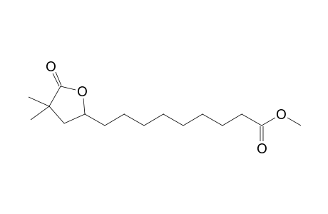 9-(4,4-dimethyl-5-oxo-2-oxolanyl)nonanoic acid methyl ester