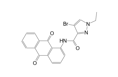 4-bromo-N-(9,10-dioxo-9,10-dihydro-1-anthracenyl)-1-ethyl-1H-pyrazole-3-carboxamide