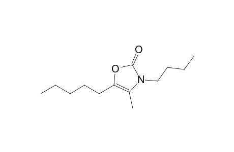 3-Butyl-4-methyl-5-pentyloxazol-2(3H)-one