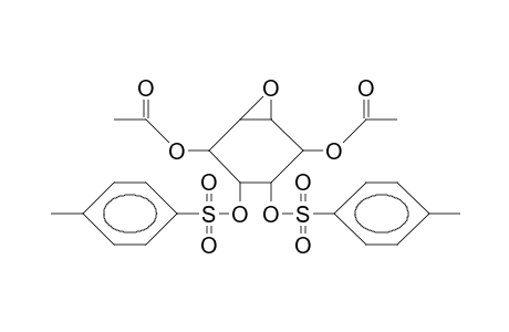 3,4-Bis-O-(P-tolylsulfonyl)-(1a,2a,3b,4b,5a,6A)-7-oxa-bicyclo(4.1.0)heptane-2,3,4,5-tetrol 2,5-diacetate