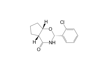 (2R,4aR,7aS)-2-(2-chlorophenyl)-3,4a,5,6,7,7a-hexahydro-2H-cyclopenta[e][1,3]oxazin-4-one
