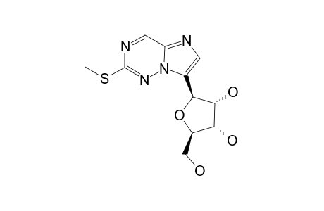 6-METHYLSULFANYL-3-BETA-D-RIBOFURANOSYLIMIDAZO-[2,1-F]-[1,2,4]-TRIAZINE