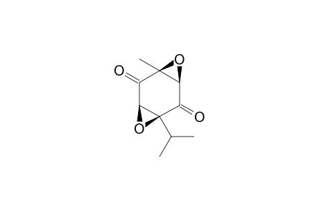 CIS-DIEPOXYTHYMOQUINONE;CIS-2,3:5,6-DIEPOXY-2-METHYL-5-(1-METHYLETHYL)-CYCLOHEXANE-1,4-DIONE;[1-ALPHA,3-ALPHA,5-ALPHA,7-ALPHA]-1-METHYL-5-(1