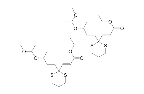 (2E,7S)-7-(1-METHOXYETHOXY)-4,4-TRIMETHYLENEDITHIO-2-OCTENOIC-ACID-ETHYLESTER