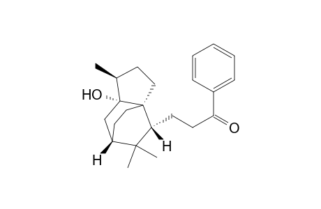 1-Propanone, 3-(octahydro-7a-hydroxy-1,5,5-trimethyl-3a,6-ethano-3aH-inden-4-yl)-1 -phenyl-, [1S-(1.alpha.,3a.beta.,4.beta.,6.beta.,7a.alpha.)]-