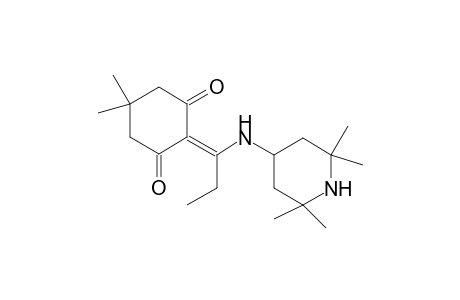 5,5-dimethyl-2-{1-[(2,2,6,6-tetramethyl-4-piperidinyl)amino]propylidene}-1,3-cyclohexanedione