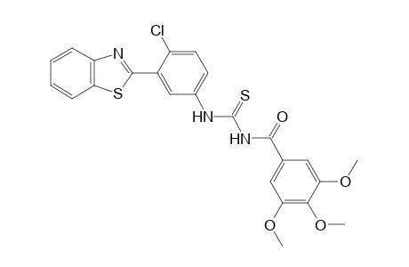 N-[3-(1,3-benzothiazol-2-yl)-4-chlorophenyl]-N'-(3,4,5-trimethoxybenzoyl)thiourea