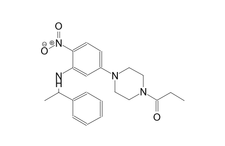 N-[2-nitro-5-(4-propionyl-1-piperazinyl)phenyl]-N-(1-phenylethyl)amine