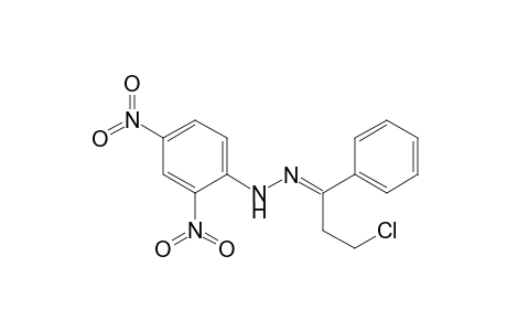 1-Propanone, 3-chloro-1-phenyl-, (2,4-dinitrophenyl)hydrazone