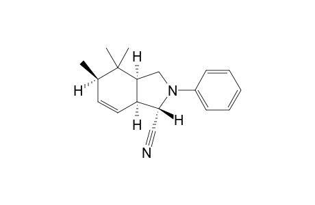 1.alpha.-Cyano-N-phenyl-4.beta.,4.alpha.,5.beta.-trimethyl-1.beta.,3,4,5.alpha.,9.alpha.-hexahydroisoindole