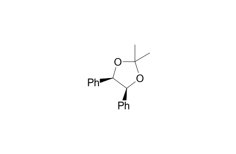 cis-2,2-dimethyl-4,5-diphenyl-1,3-dioxolane