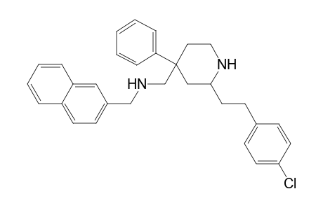 1-[2-(4-Chlorophenylethyl)]-4-phenylpiperidin-4-yl-N-2-naphthylmethylmethanamine