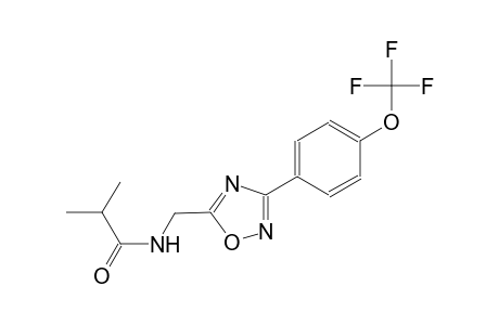propanamide, 2-methyl-N-[[3-[4-(trifluoromethoxy)phenyl]-1,2,4-oxadiazol-5-yl]methyl]-