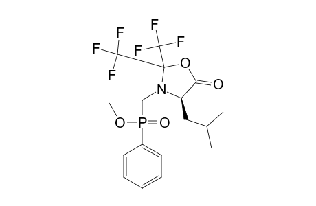 2,2-BIS-(TRIFLUOROMETHYL)-3-(METHOXYPHENYLPHOSPHINOYL)-METHYL-4-(2-METHYLPROPYL)-1,3-OXAZOLIDIN-5-ONE;FIRST-DIASTEREOISOMER