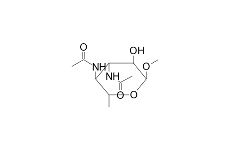 METHYL 3,4-DIACETAMIDO-3,4,6-TRIDEOXY-ALPHA-D-GLUCOPYRANOSIDE