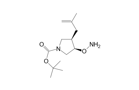 cis-tert-Butyl 3-(aminooxy)-4-(2-methylallyl)pyrrolidine-1-carboxylate