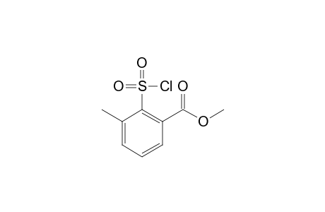Benzoic acid, 2-(chlorosulfonyl)-3-methyl-, methyl ester