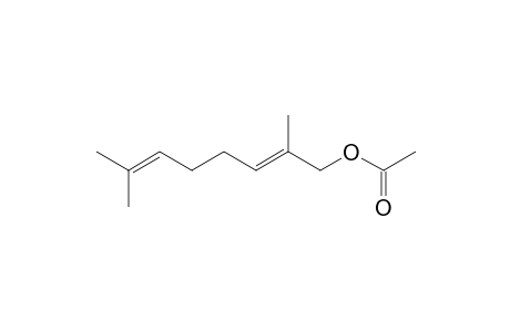 2,6-Octadien-1-ol, 2,7-dimethyl-, acetate, (E)-