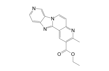 ETHYL-2-METHYL-PYRIDO-[4',3':4,5]-IMIDAZO-[2,1-F]-[1,6]-NAPHTHYRIDINE-3-CARBOXYLATE