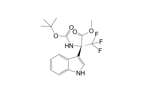 (R)-Methyl 2-[(tert-butoxycarbonyl)amino]-3,3,3-trifluoro-2-(1H-indol-3-yl)propanoate