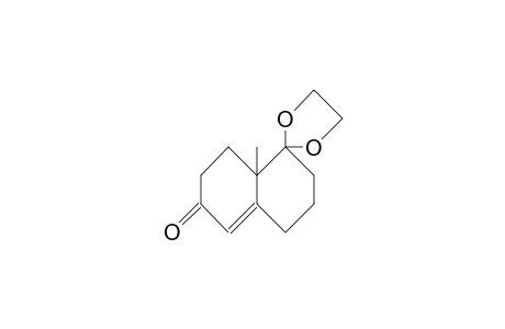 6'-Methyl-1,3-dioxolane-2-spiro-7'-bicyclo(4.4.0)dec-1'-en-3'-one