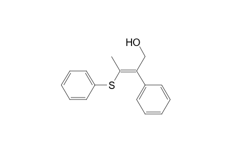 Benzeneethanol, .beta.-[1-(phenylthio)ethylidene]-, (E)-