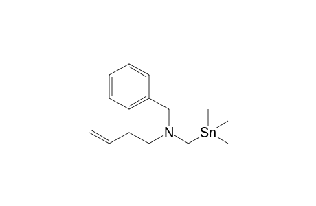benzyl-but-3-enyl-(trimethylstannylmethyl)amine