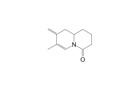7-methyl-8-methylidene-2,3,9,9a-tetrahydro-1H-quinolizin-4-one