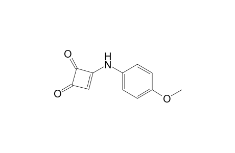 3-(4-Methoxyanilino)-3-cyclobuten-1,2-dione