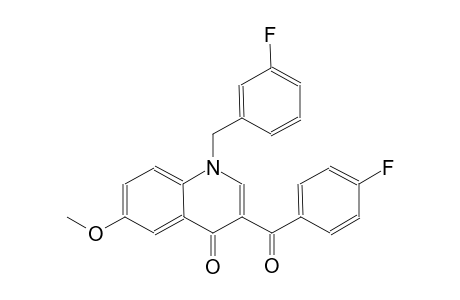 4(1H)-quinolinone, 3-(4-fluorobenzoyl)-1-[(3-fluorophenyl)methyl]-6-methoxy-