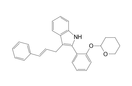 2-[O-(2-Tetrahydropyranyloxy)phenyl]-3-cinnamylindole