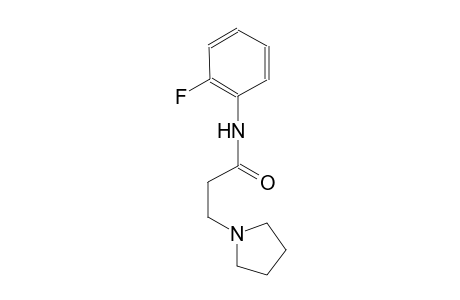 1-pyrrolidinepropanamide, N-(2-fluorophenyl)-