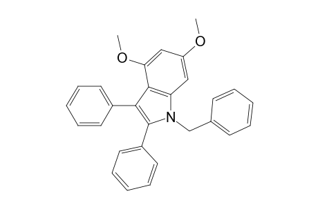 1-Benzyl-4,6-dimethoxy-2,3-diphenylindole