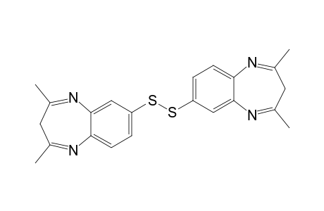7,7'-Dithio-bis(2,4-dimethyl-3H-benzo[b]-[1,4]-diazepine)