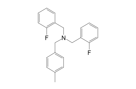 N,N-Bis(2-fluorobenzyl)-N-(4-methylbenzyl)amine