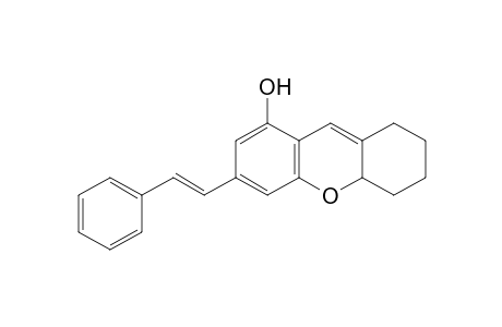 (E)-6-Styryl-2,3,4,4a-tetrahydro-1H-xanthen-8-ol