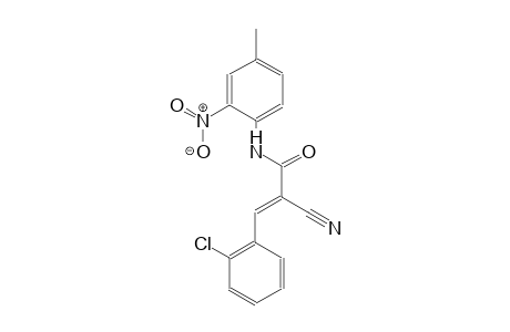 (2E)-3-(2-chlorophenyl)-2-cyano-N-(4-methyl-2-nitrophenyl)-2-propenamide