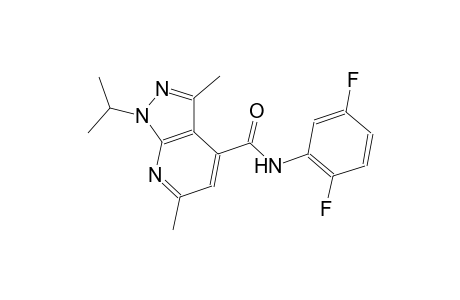 N-(2,5-difluorophenyl)-1-isopropyl-3,6-dimethyl-1H-pyrazolo[3,4-b]pyridine-4-carboxamide