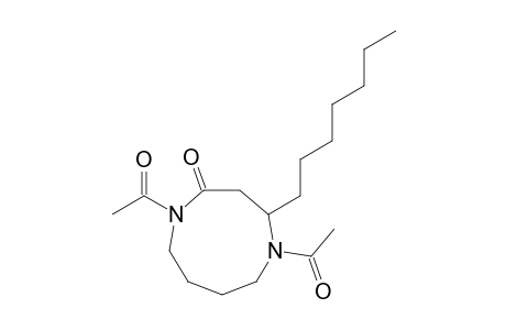 1,5-Diacetyl-4-heptyl-1,5-diazacyclononan-2-one
