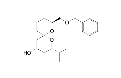 (2S,4S,6R,8S)-8-((Benzyloxy)methyl)-2-(1-(methyl)ethyl)-1,7-dioxaspiro[5.5]undecan-4-ol