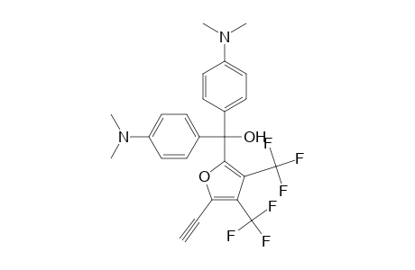 1,1-bis[ 4'-(Dimethylamino)phenyl] [5'-ethynyl-3',4'-bis(trifluoromethyl)-2'-furyl ] methanol