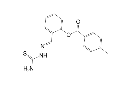 2-{(E)-[2-(aminocarbothioyl)hydrazono]methyl}phenyl 4-methylbenzoate